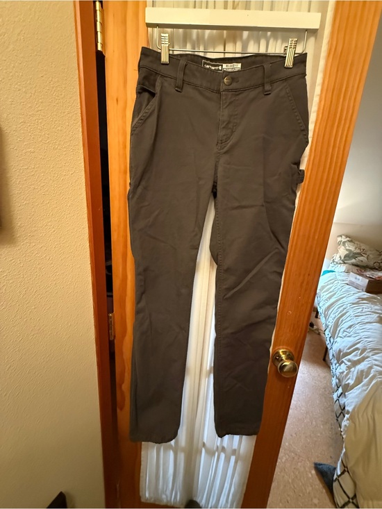 Carhartt Pants - Carhartt Women's Rugged Flex Relaxed Fit Canvas Work Pants Size 2